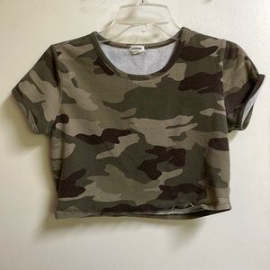 Garage Camo Crop Top